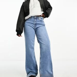 ASOS Light Blue Flare & Wide Leg Jeans W28 L30